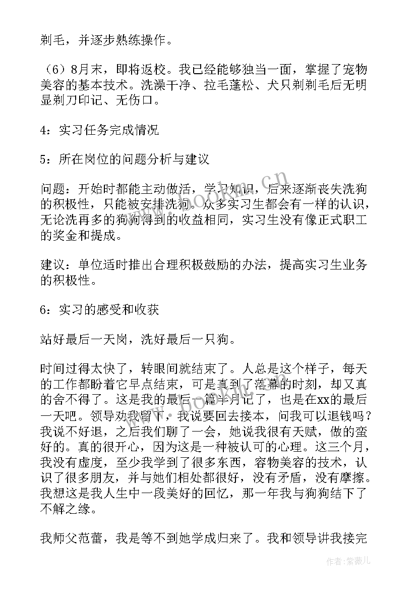 宠物店总结心得 宠物实习总结(优质5篇)