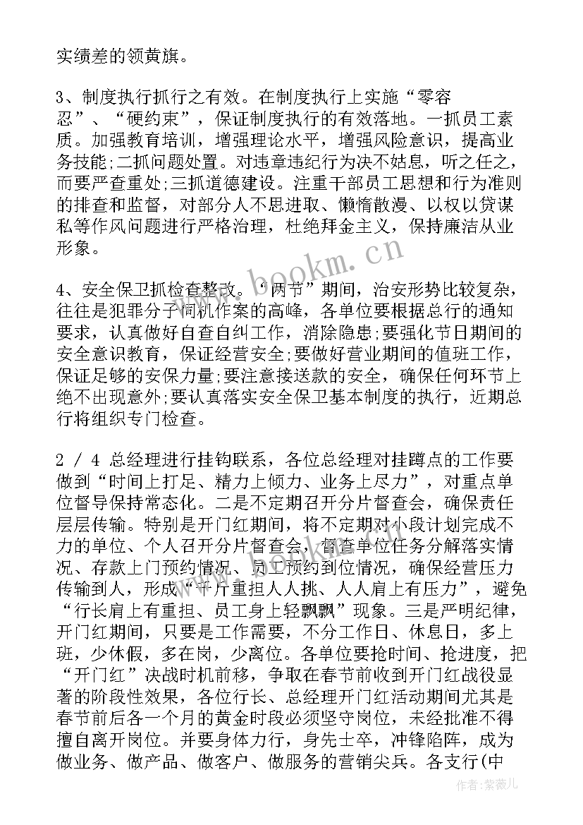 2023年银行开门红总结美篇 银行一季度开门红工作总结(精选5篇)