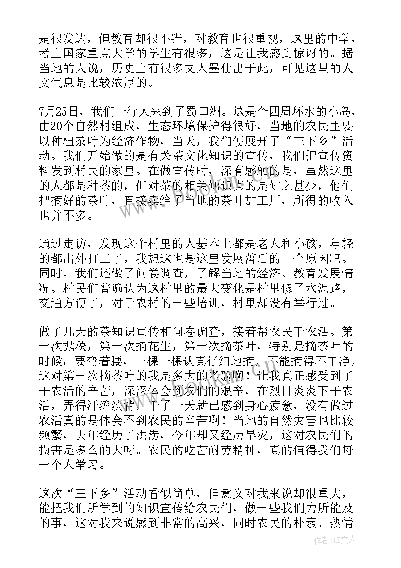 暑假三下乡支教活动总结(优质5篇)