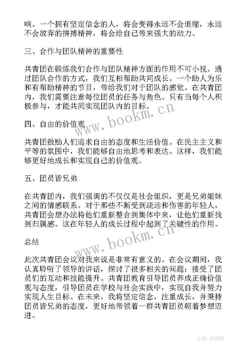 2023年共青团有哪些标志性的体现 共青团会议的心得体会(通用8篇)