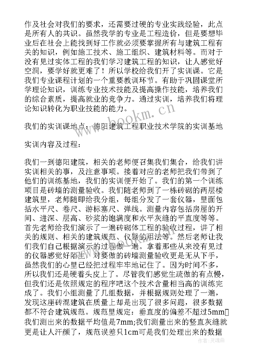 最新大学生实训总结万能版(精选5篇)