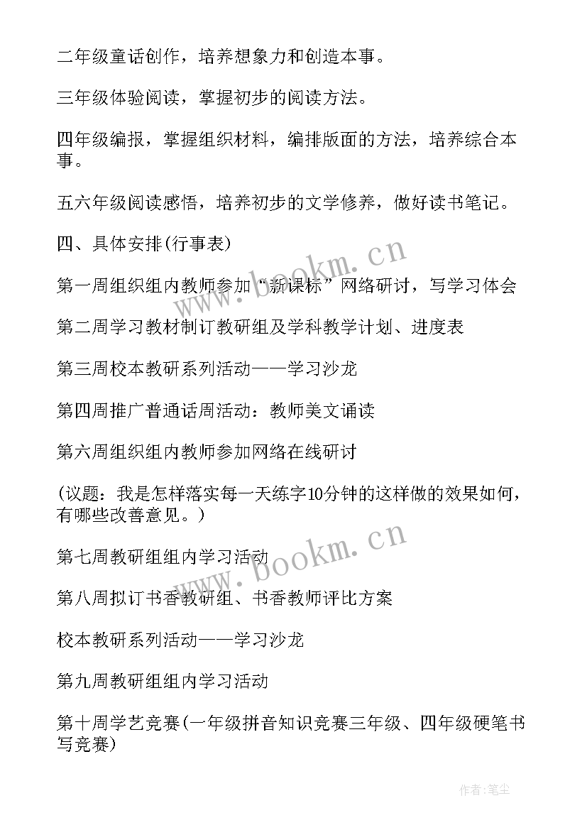 农村小学教研工作计划 小学教研工作计划(精选7篇)