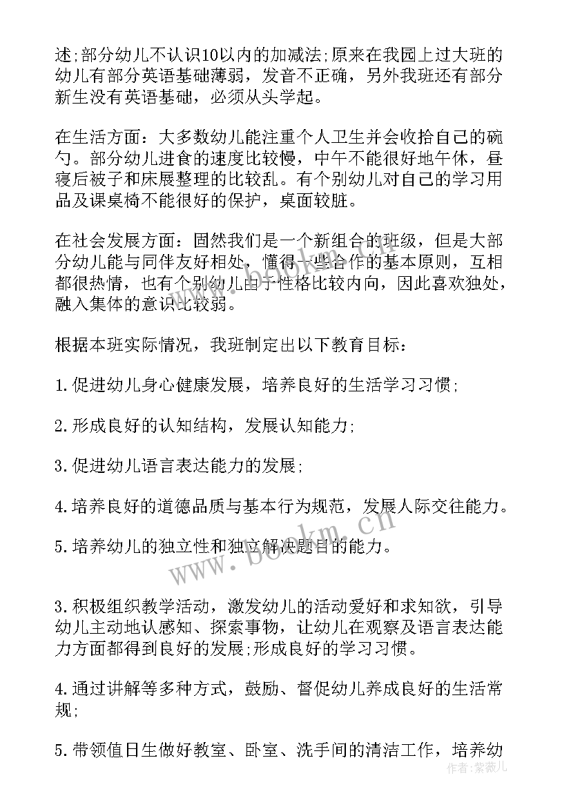 幼儿园学前班班级工作计划 幼儿园学前班工作计划(大全10篇)