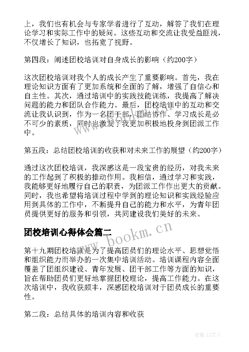 2023年团校培训心得体会(大全7篇)