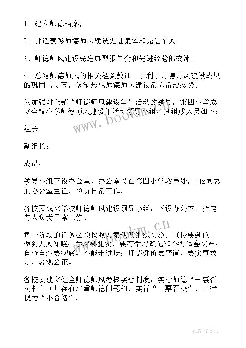 2023年师德师风建设活动方案小学 师德师风活动实施方案(通用5篇)