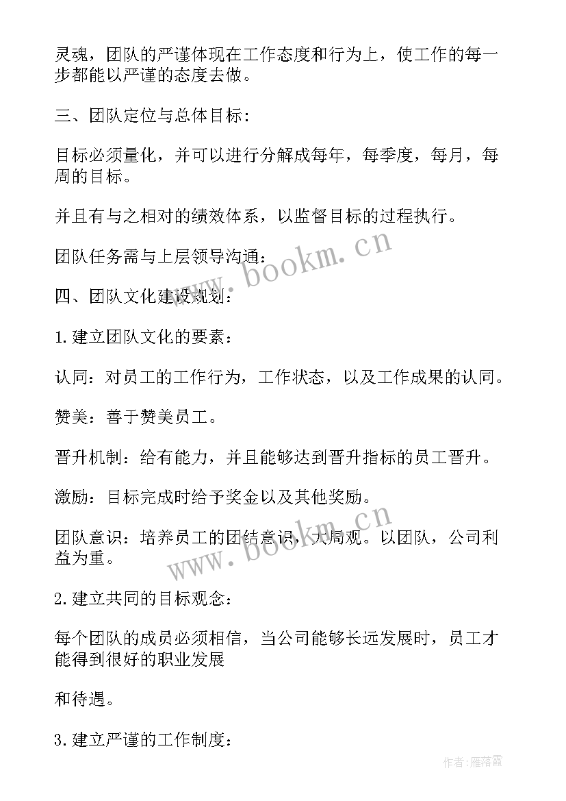 2023年小组建设小组管理方案 团队建设及管理方案(优质5篇)