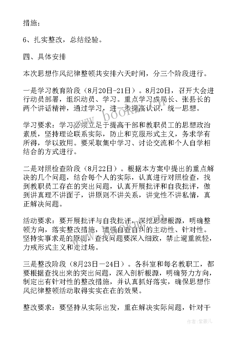 2023年思想纪律作风整顿心得体会医院 思想作风纪律整顿活动开展情况汇报(精选8篇)