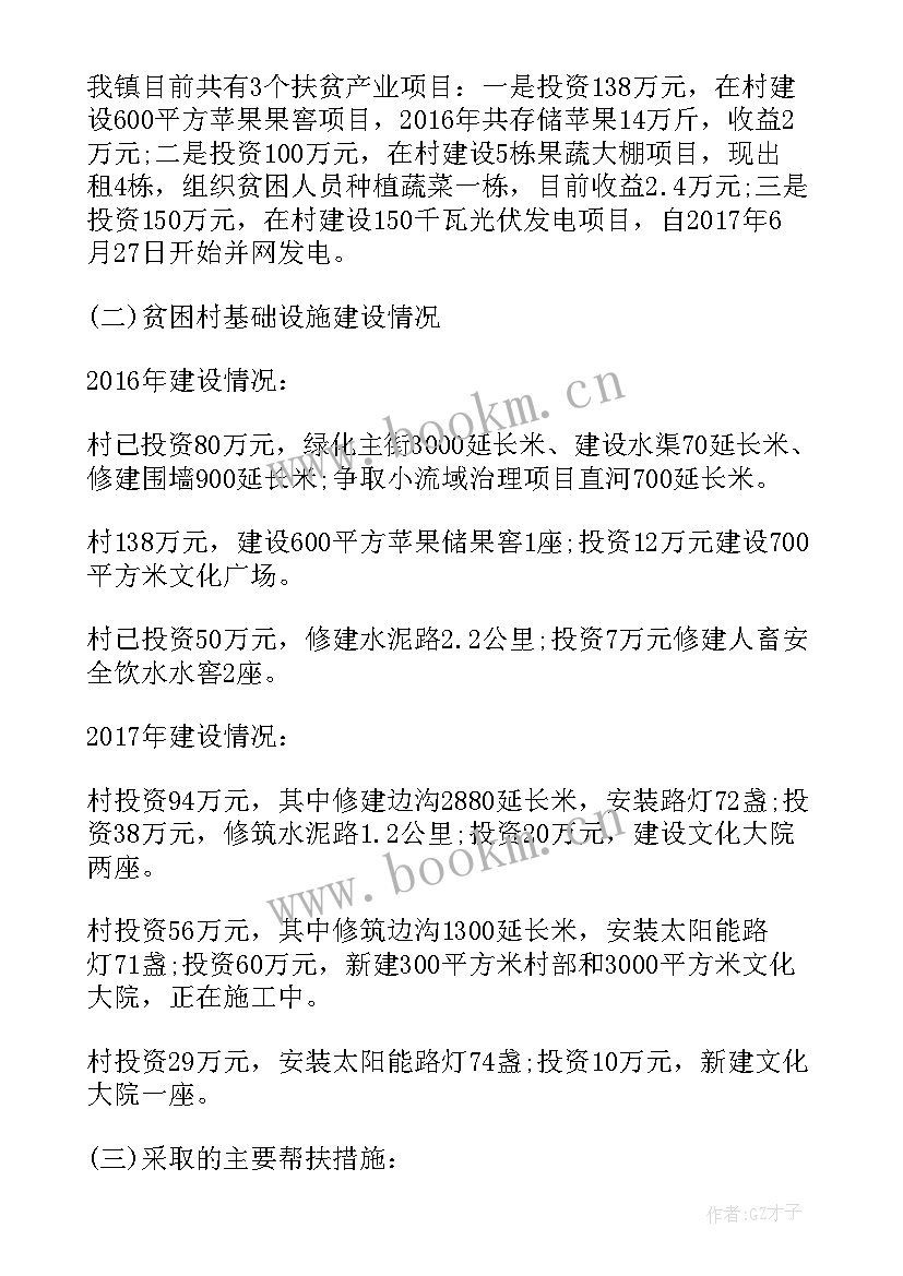 扶贫工作调查报告(优秀9篇)