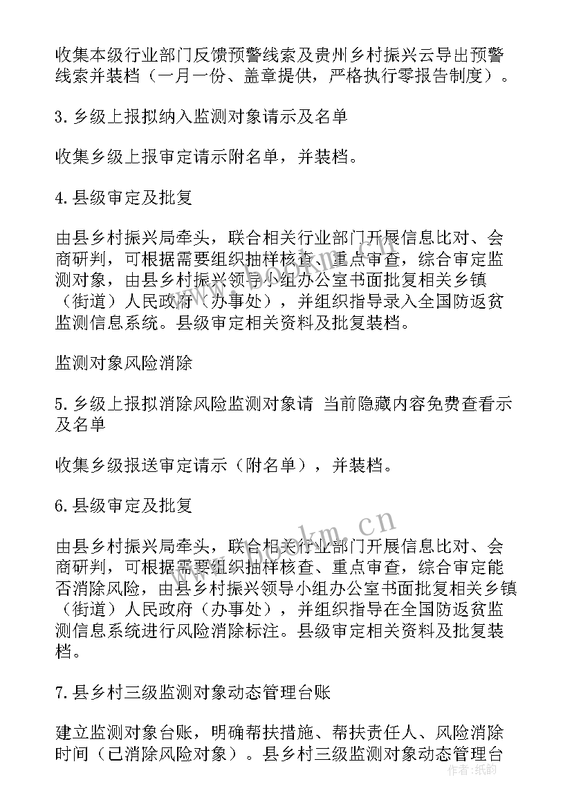 防止返贫监测和帮扶总结(大全5篇)