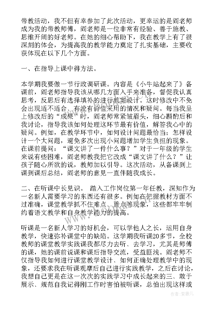 2023年导师带教工作总结及带教心得体会 家教导师工作总结心得体会(实用5篇)