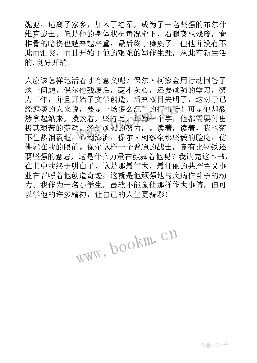 钢铁是怎样炼成的读后感心得体会 钢铁是怎样炼成的读书心得(优秀5篇)