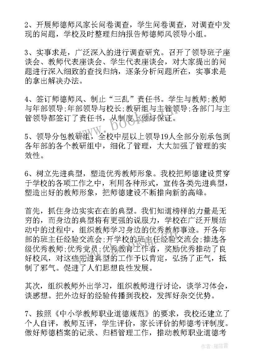 教学工作总结小学师德师风 小学师德师风工作总结(通用9篇)