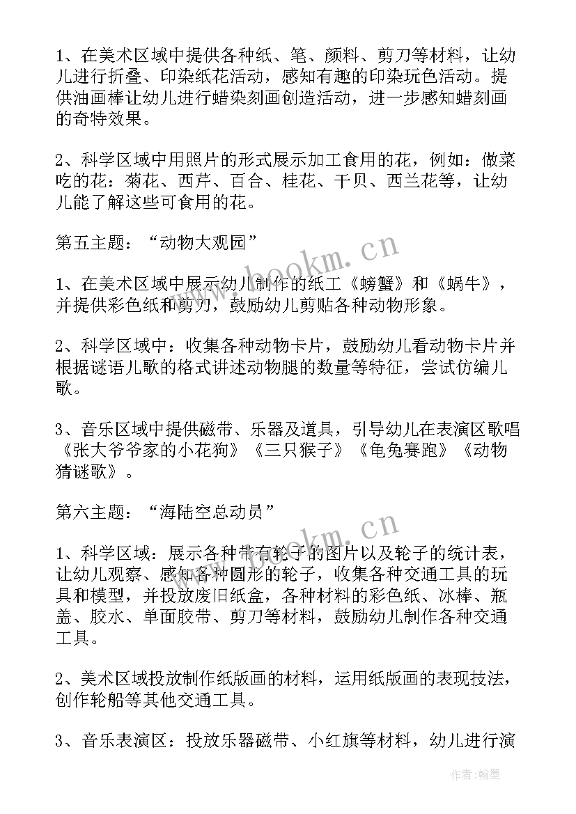 大班区域活动总结小篇(大全5篇)