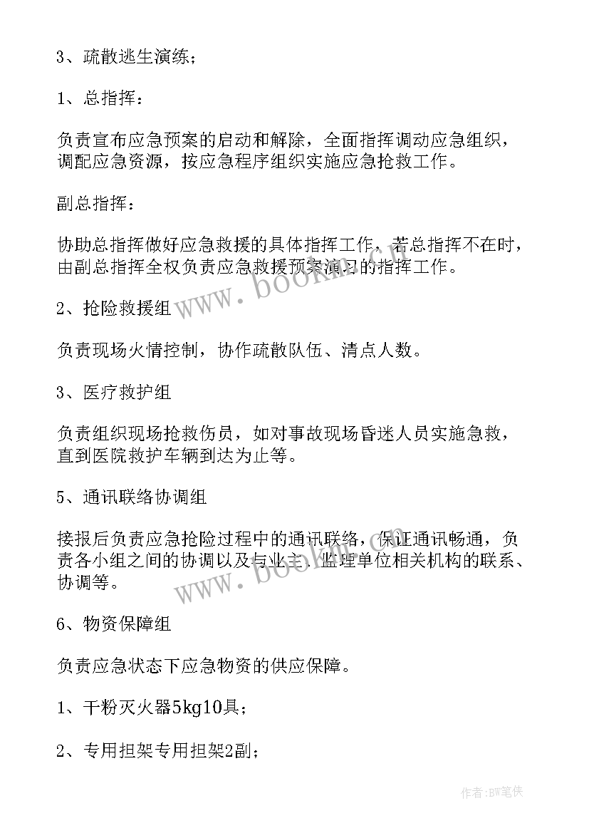 最新火灾应急救援预案演练方案(精选5篇)