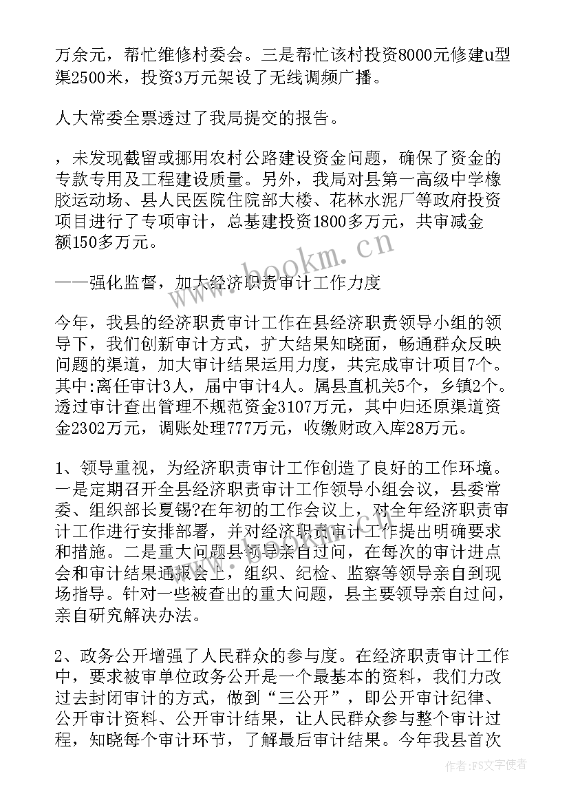 审计工作总结及计划个人(模板10篇)