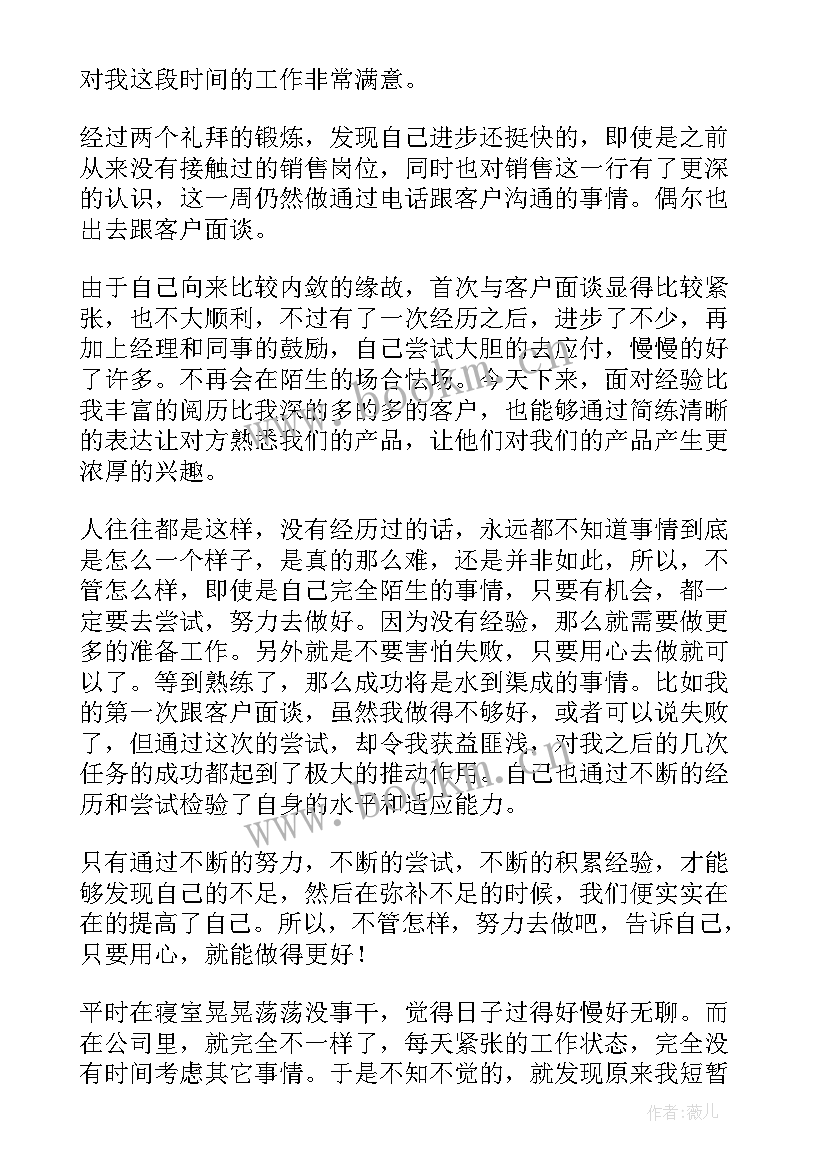 最新水果营业员周记 大学生销售专业实习周记总结(优质5篇)