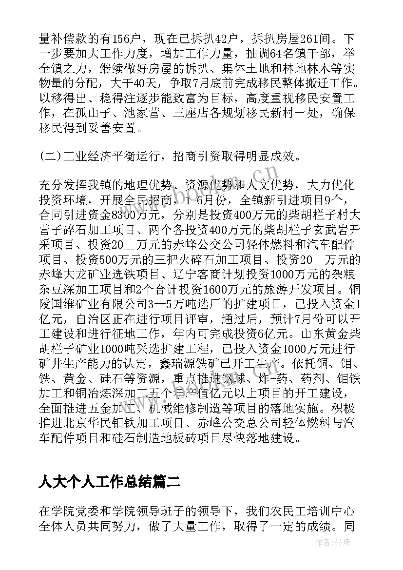 最新人大个人工作总结(精选6篇)