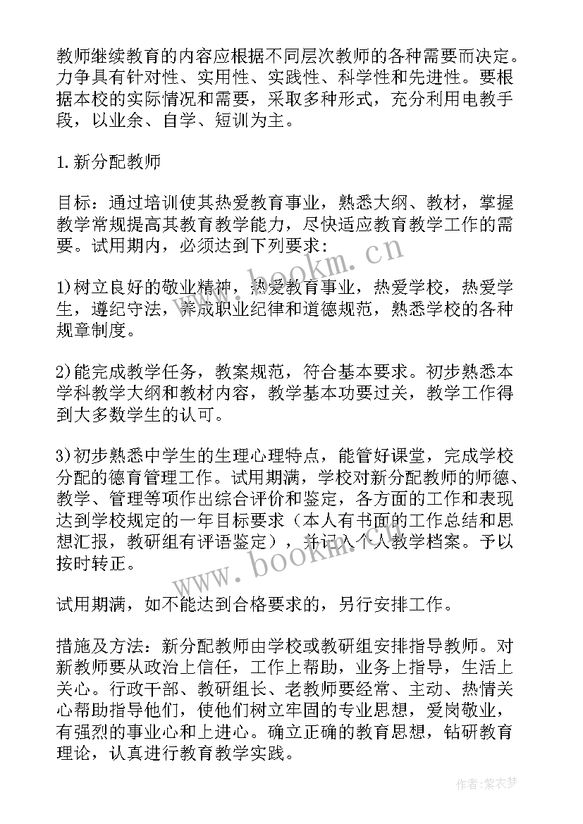 最新教师继续教育个人计划和总结 教师个人继续教育工作计划(实用5篇)