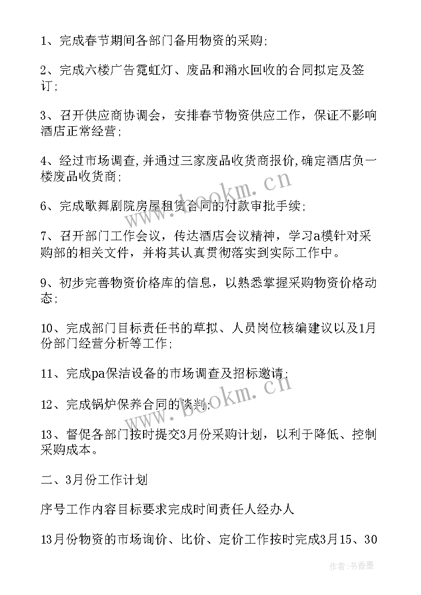 最新采购主管新人月度总结报告(实用5篇)