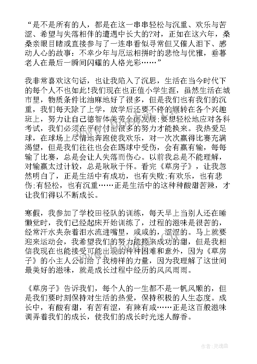 2023年草房子的心得感受(通用5篇)