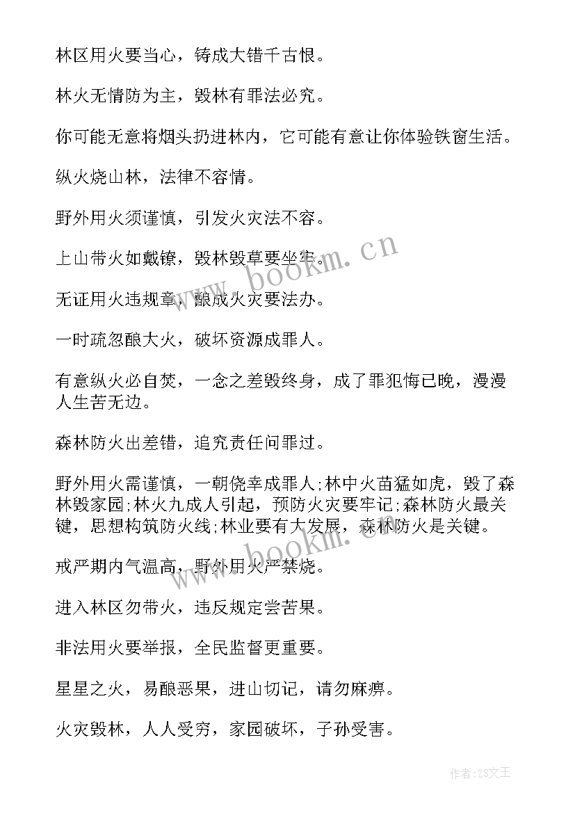 2023年森林防火心得体会小学生(精选6篇)