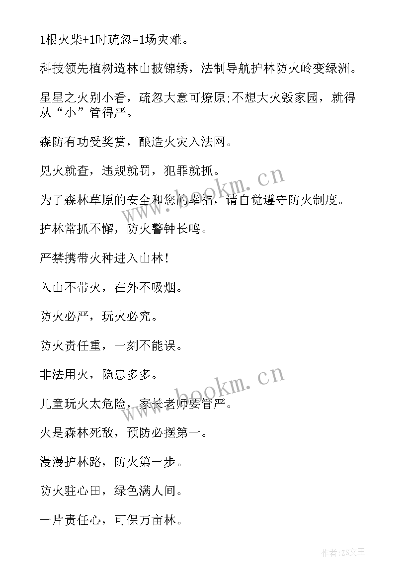 2023年森林防火心得体会小学生(精选6篇)