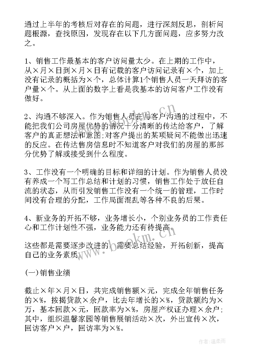 2023年房地产销售经理年终工作总结(大全7篇)