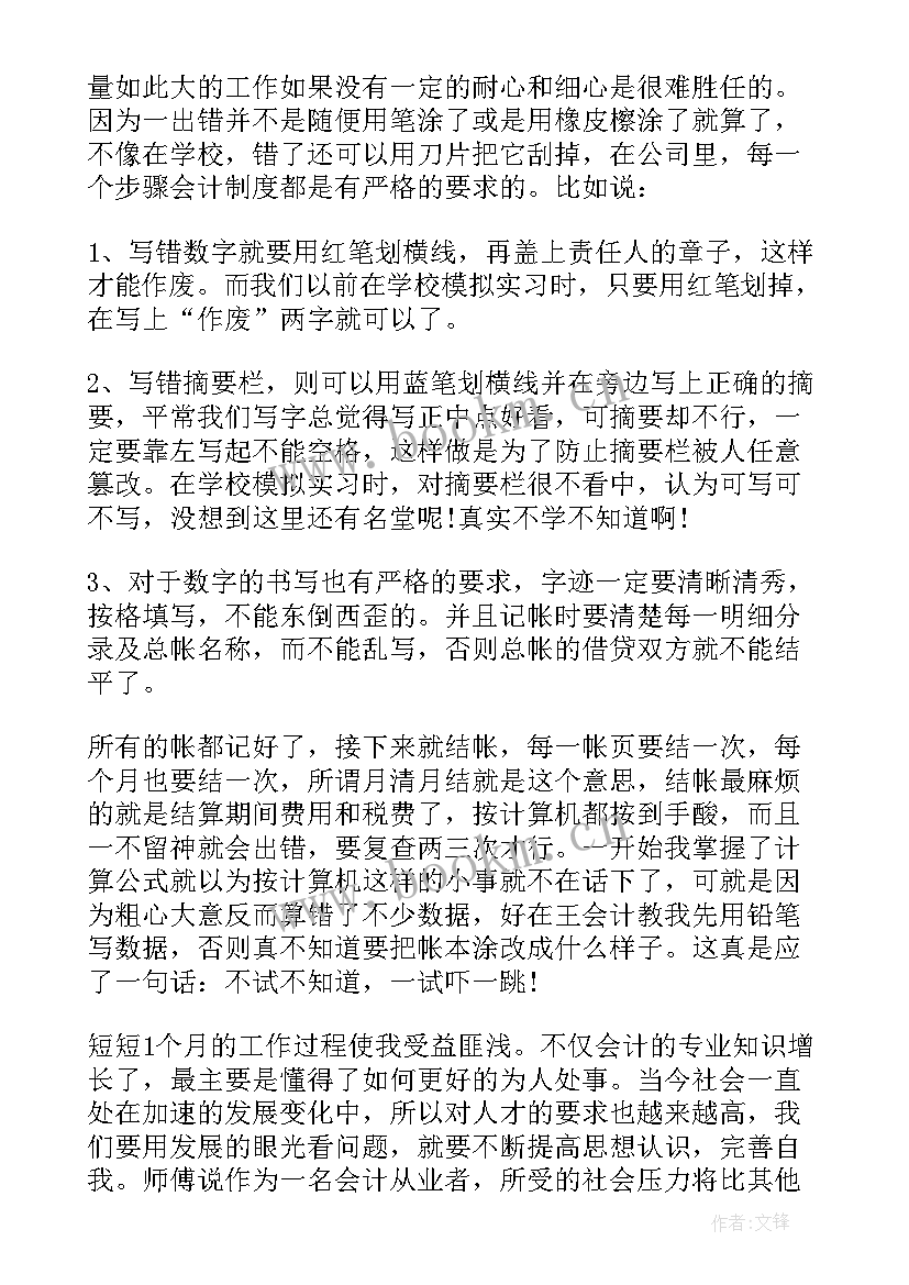 最新大学生会计暑假实践报告 大学生寒假实习报告(优秀7篇)