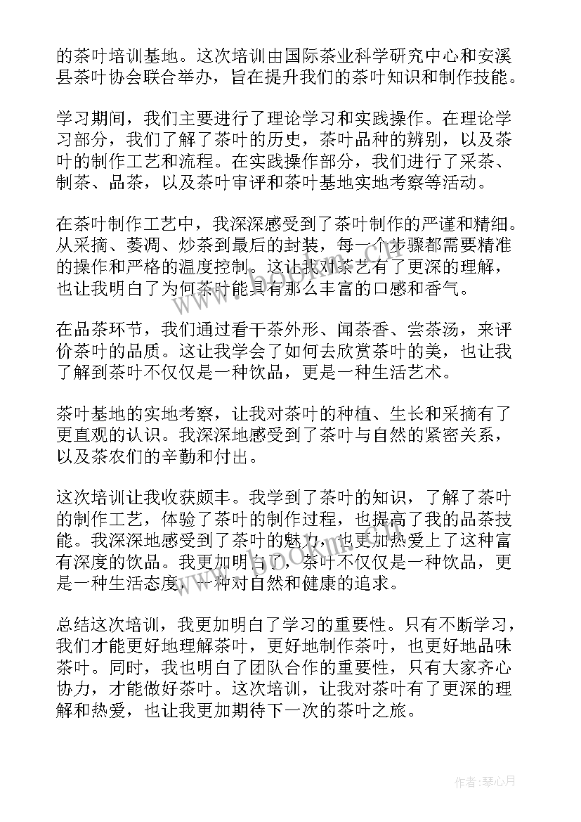 最新摘茶叶心得体会(精选5篇)