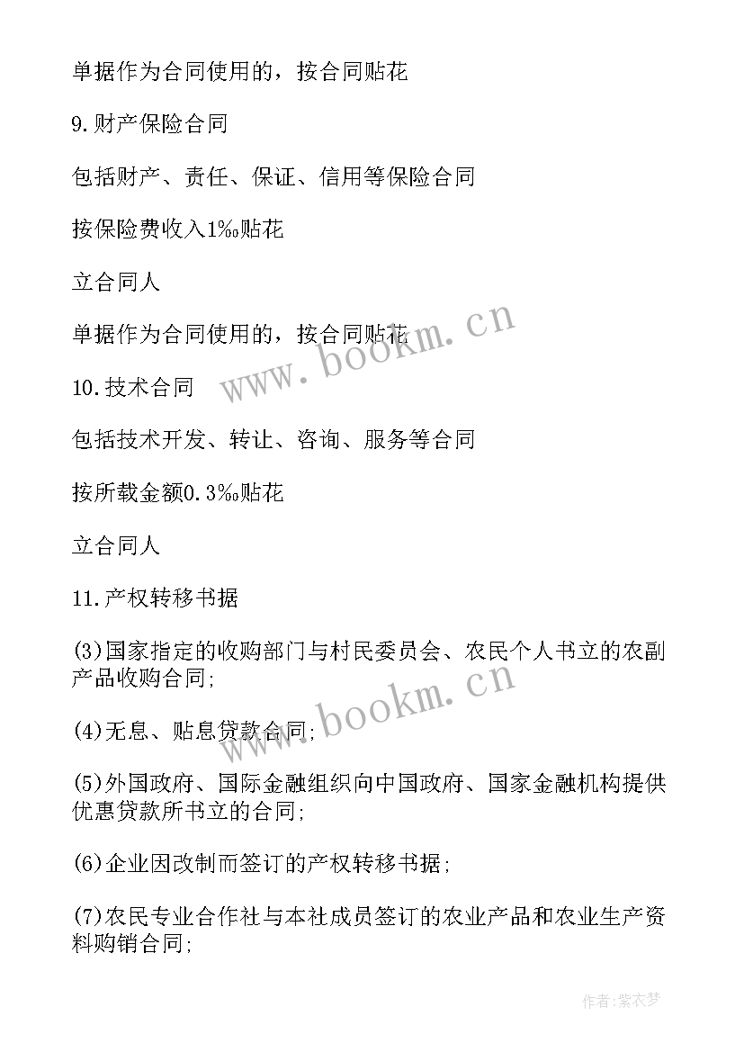 印花税购销合同计税依据税率 借款合同的印花税率是多少(优质5篇)