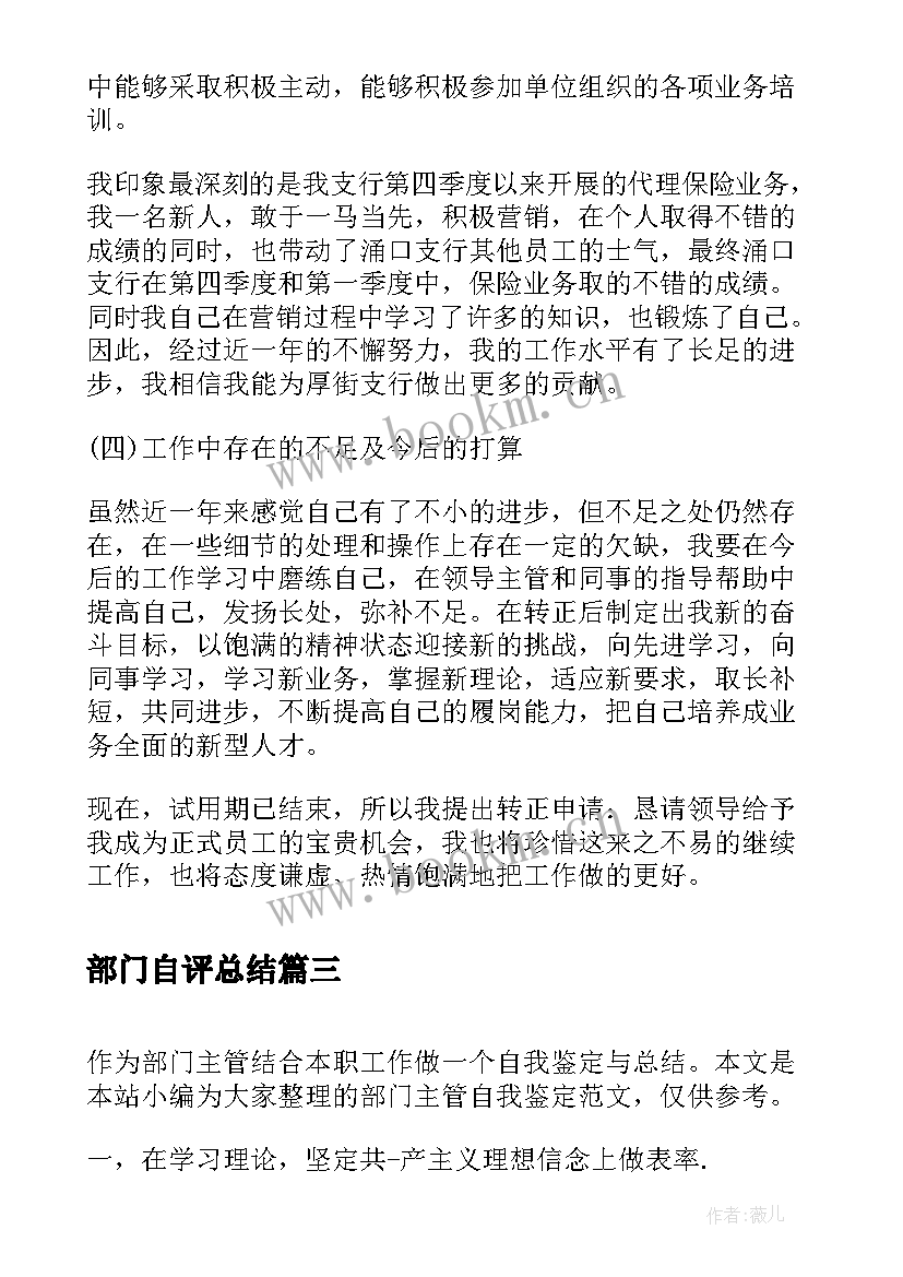 部门自评总结 部门经理党员的自我鉴定(优秀5篇)