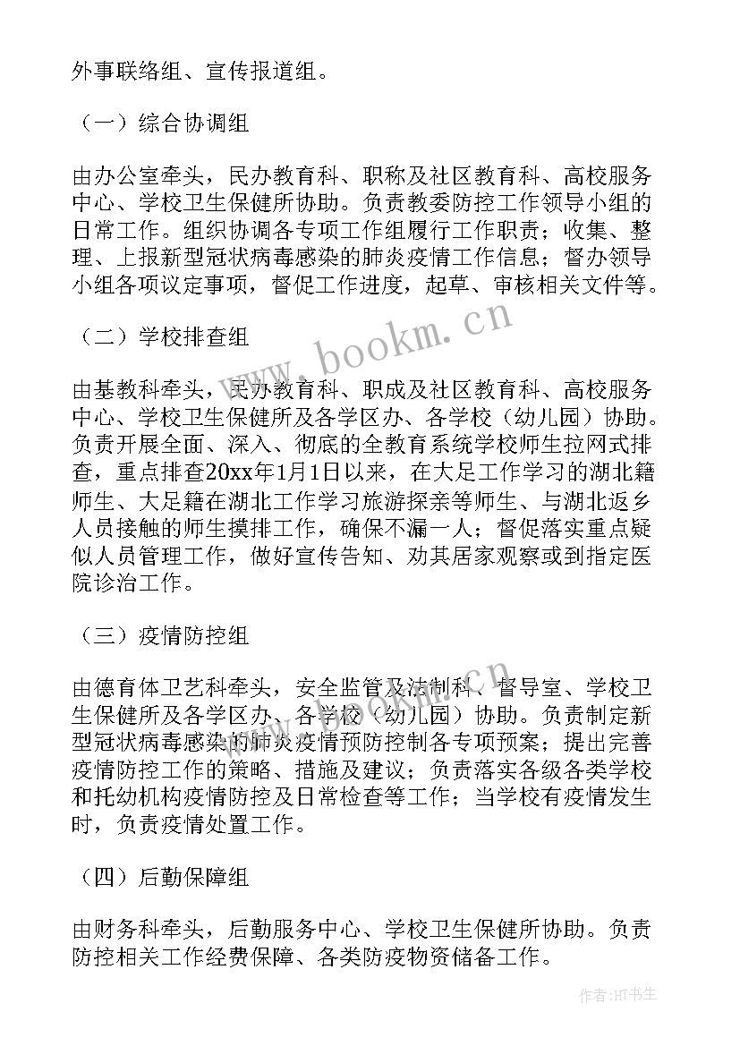 2023年春季开学疫情工作方案及措施 春季幼儿园开学疫情防控工作方案(优质7篇)