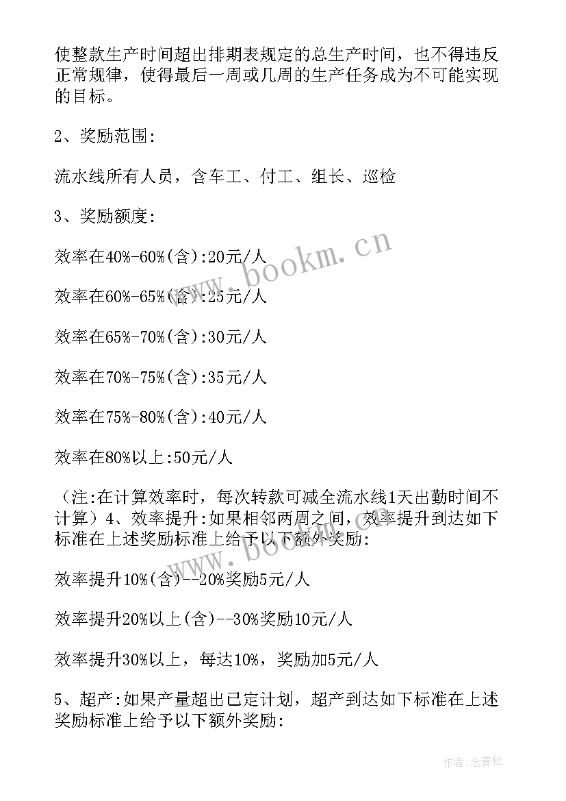 2023年绩效激励方案(模板5篇)