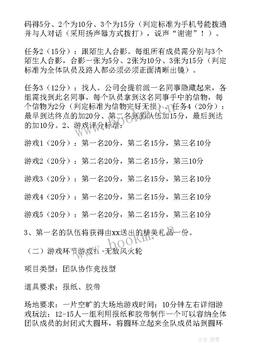 2023年物业拓展方案(汇总5篇)