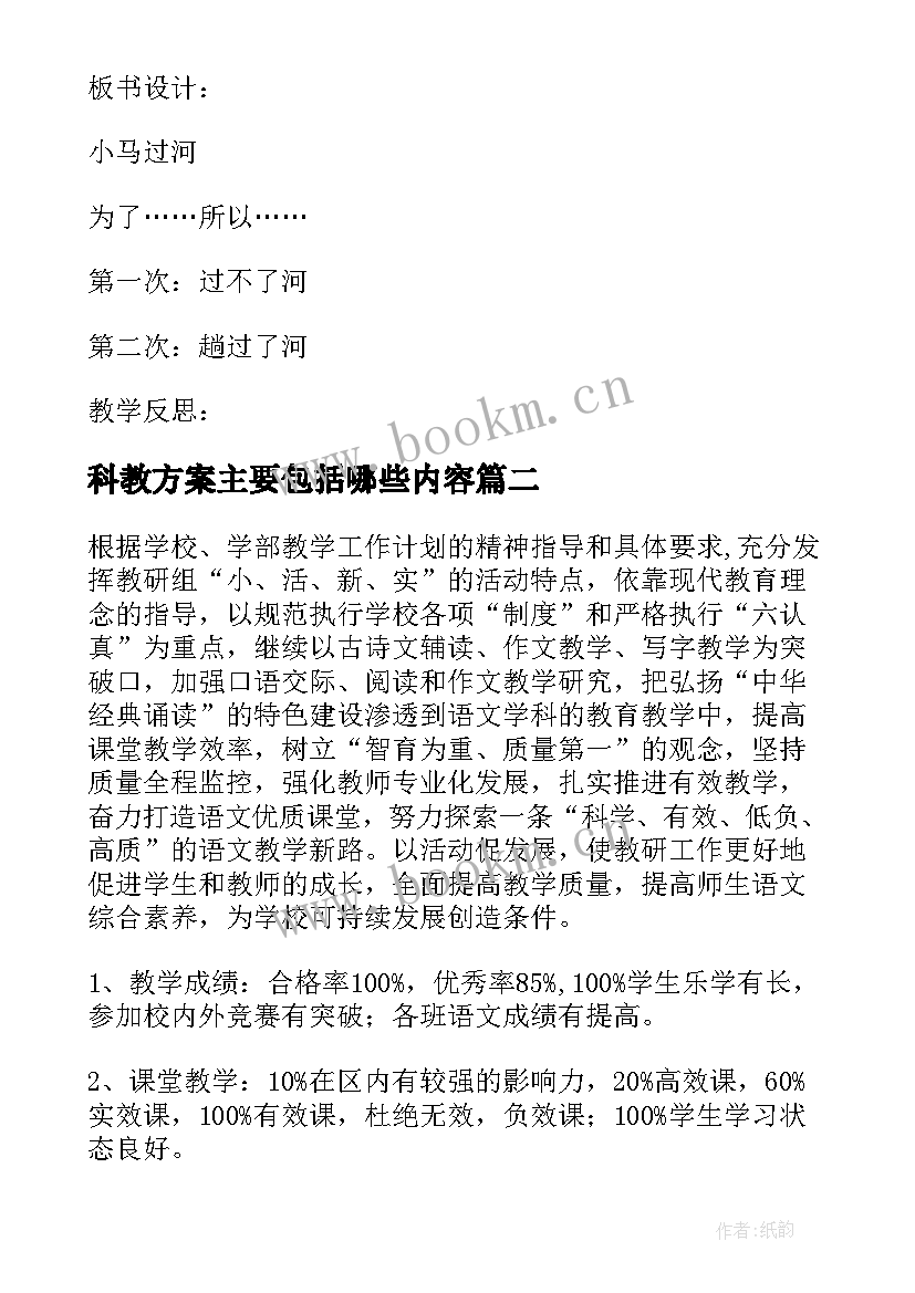 科教方案主要包括哪些内容 语文学科教学培训方案(汇总5篇)