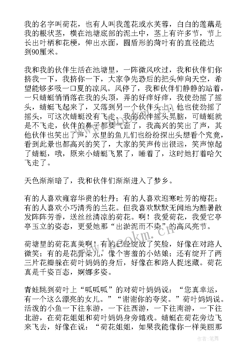 三年级课文荷花读后感 荷花的三年级(实用7篇)