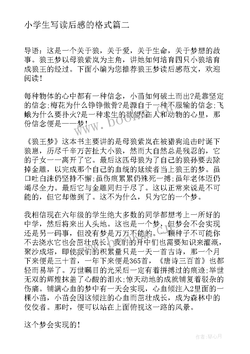 2023年小学生写读后感的格式 爱弥尔读后感心得体会(优秀7篇)