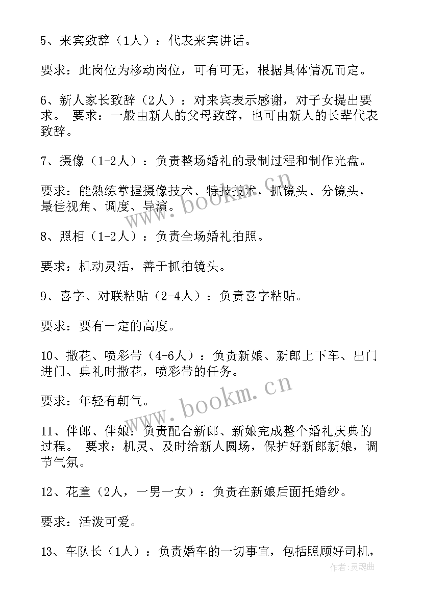 最新婚礼策划方案及流程 婚礼策划方案(实用8篇)