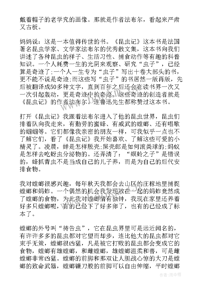 小精灵读后感手抄报画 昆虫记读后感手抄报(大全5篇)