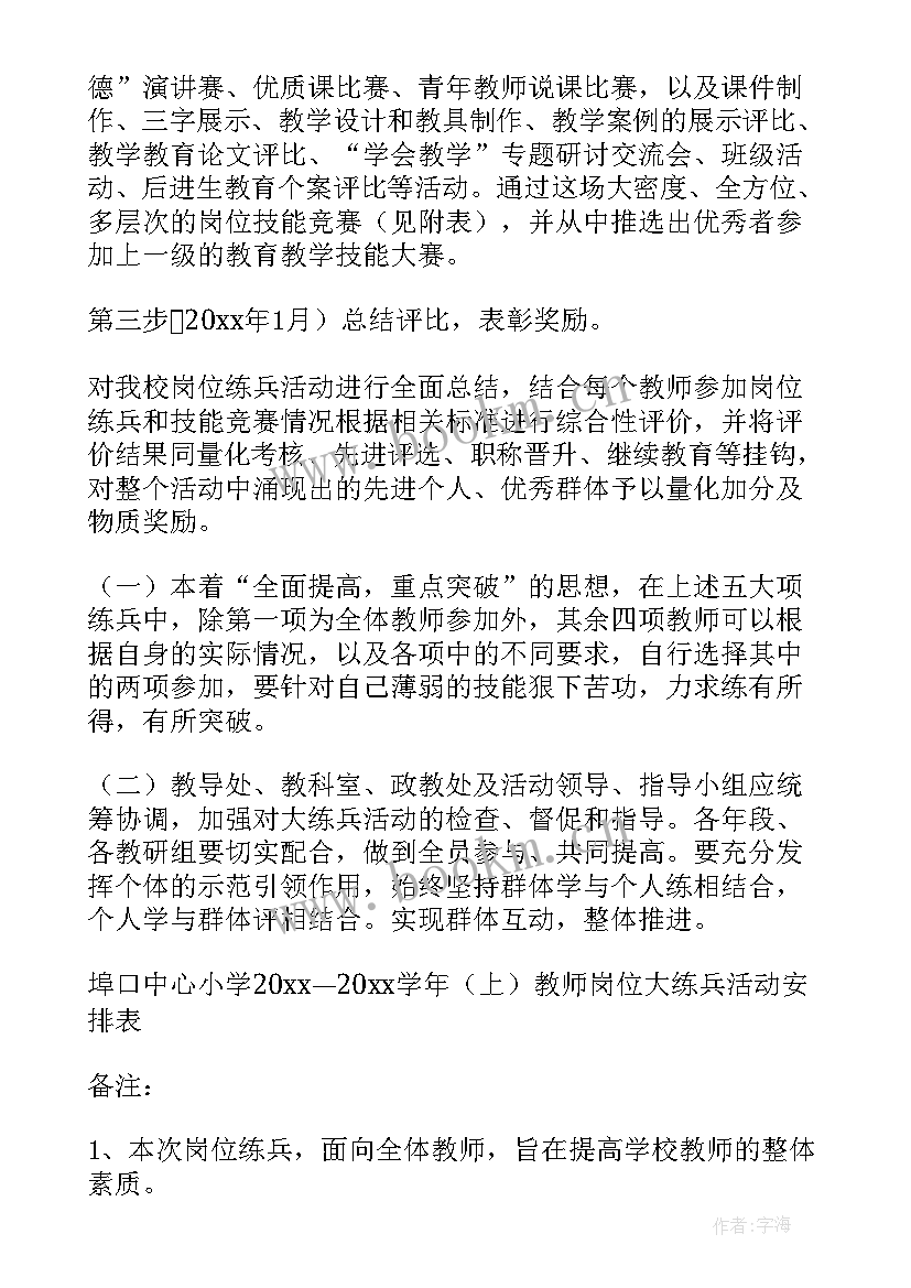 2023年技能比武方案(实用7篇)