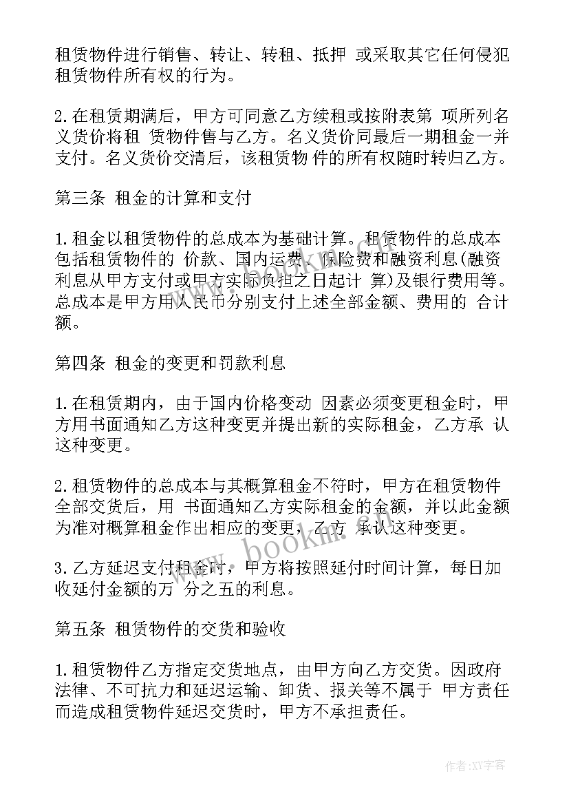 2023年员工融资合同(优质8篇)