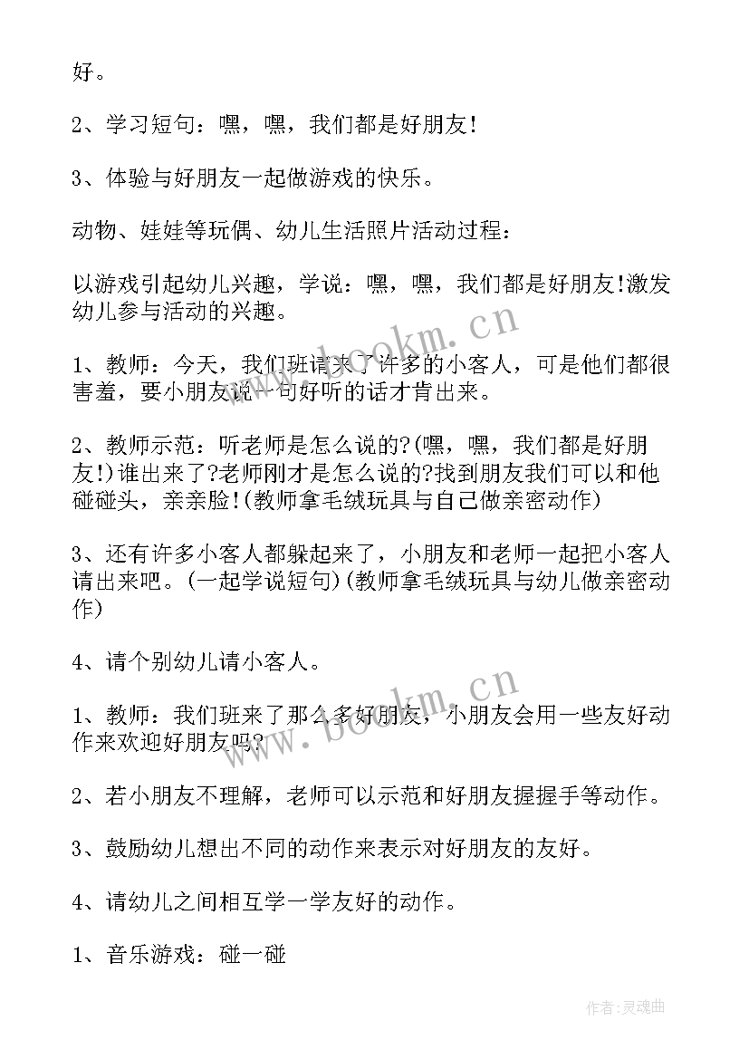 最新社会活动教案中班 小班社会活动认识我自己教案集合(精选5篇)