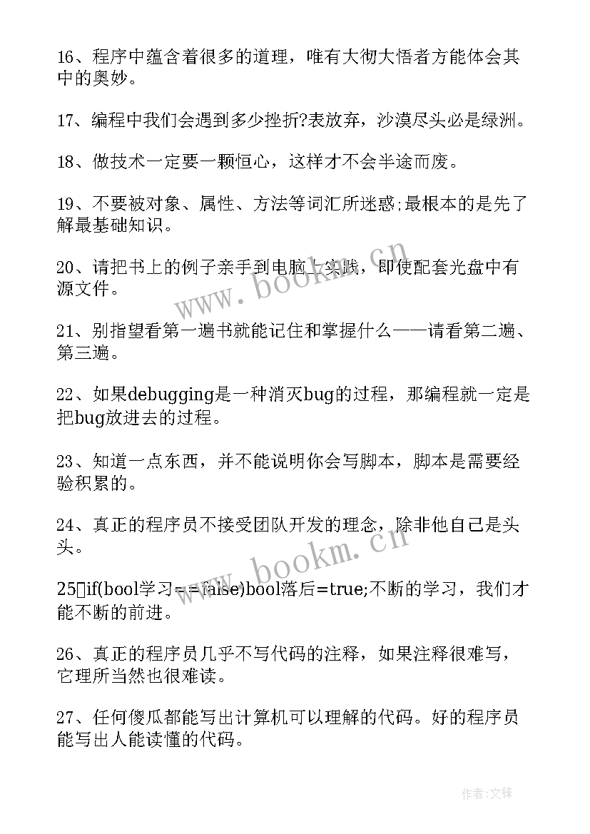 最新程序员的工作计划 高级程序员宣讲会心得体会(大全6篇)