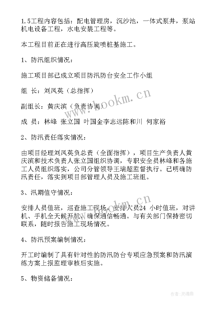 2023年防洪防汛排查记录 防汛隐患排查报告(优秀5篇)