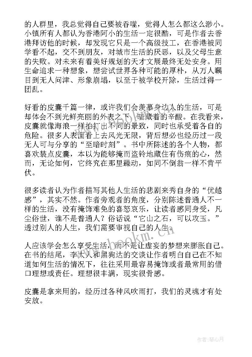 2023年皮囊读后感(优质5篇)