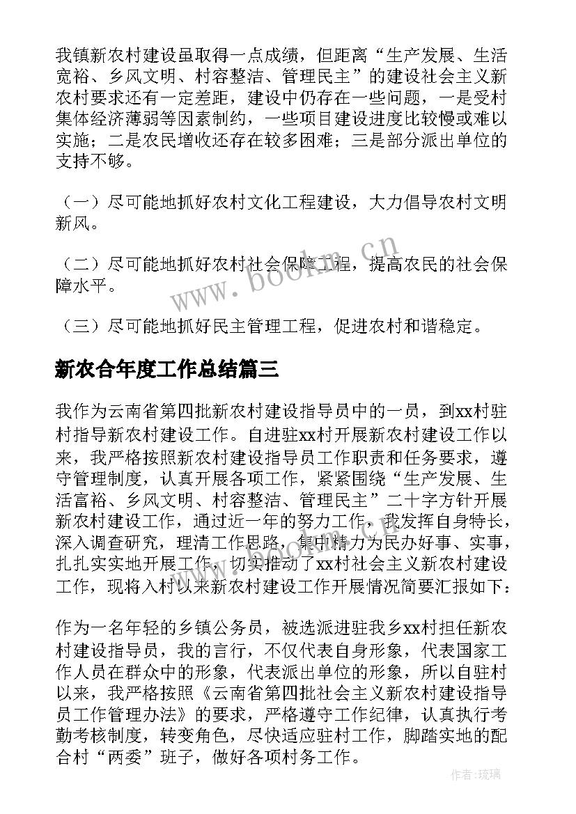 新农合年度工作总结 新农合个人年度工作总结(优质5篇)