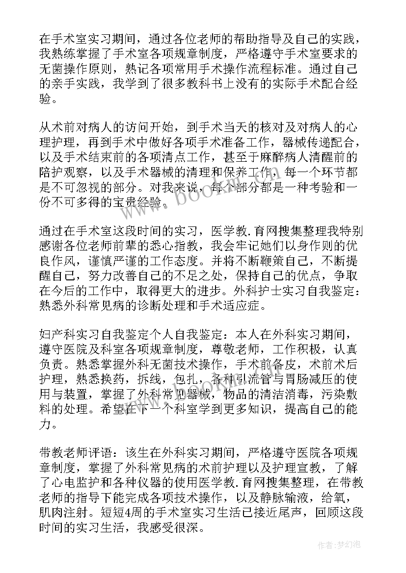 护士政审表 护理生毕业生登记表自我鉴定(优质6篇)