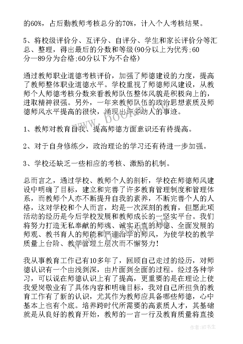 师德年度总结(大全8篇)