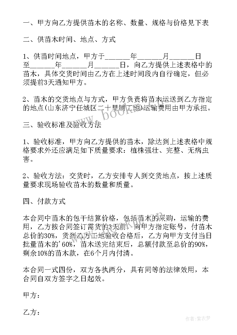 2023年供应绿化合同(模板5篇)