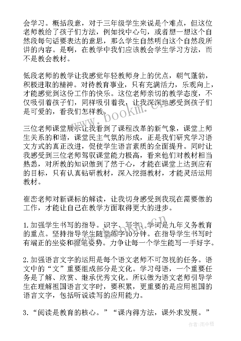 2023年小学语文网络培训心得体会总结(优秀5篇)